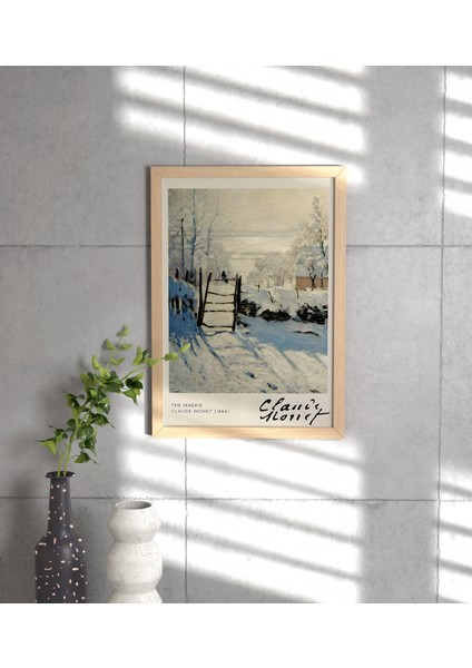 Posterstoreco Claude Monet 1869 Ahşap Çerçeveli Tablo