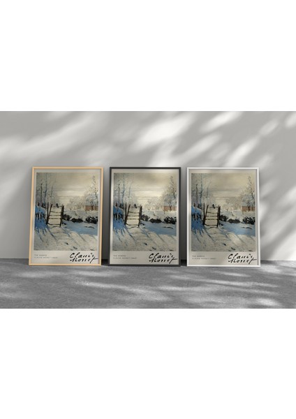 Posterstoreco Claude Monet 1869 Ahşap Çerçeveli Tablo fiyatları