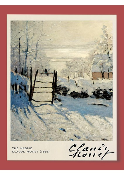 Posterstoreco Claude Monet 1869 Ahşap Çerçeveli Tablo modelleri
