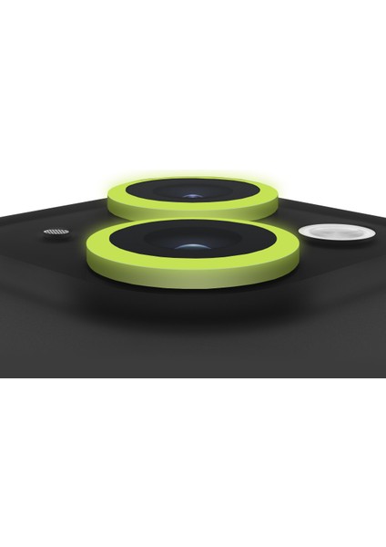 Buff iPhone 14 / 14 Plus Neon Metal Lens Koruyucu Light Green modelleri