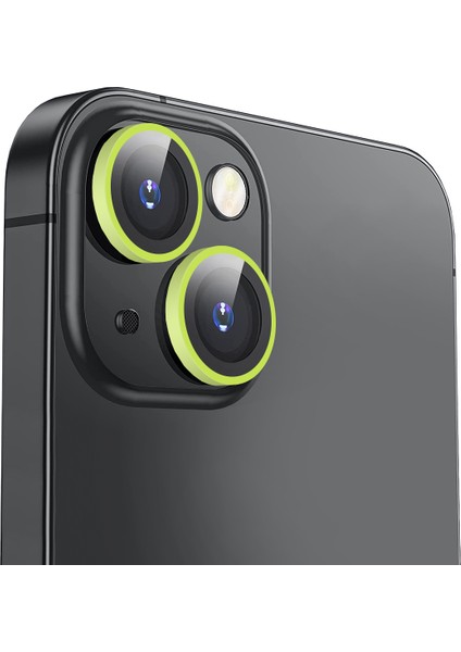 Buff iPhone 14 / 14 Plus Neon Metal Lens Koruyucu Light Green fırsatları