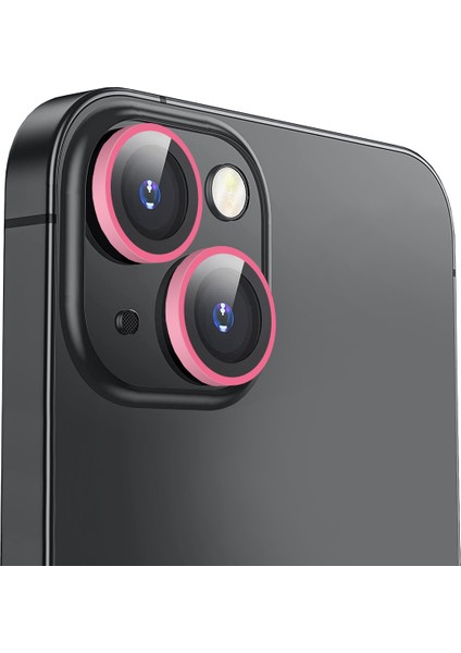 Buff iPhone 14 / 14 Plus Neon Metal Lens Koruyucu Pink fırsatları