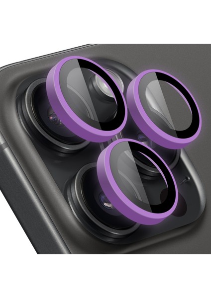 Buff iPhone 14 Pro Max / 14 Pro Neon Metal Lens Koruyucu Purple fiyatları