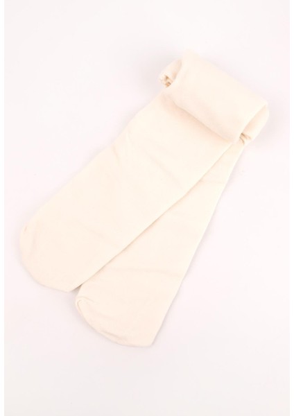 Ekru Kız Çocuk Koton Külotlu Çorap fiyatları