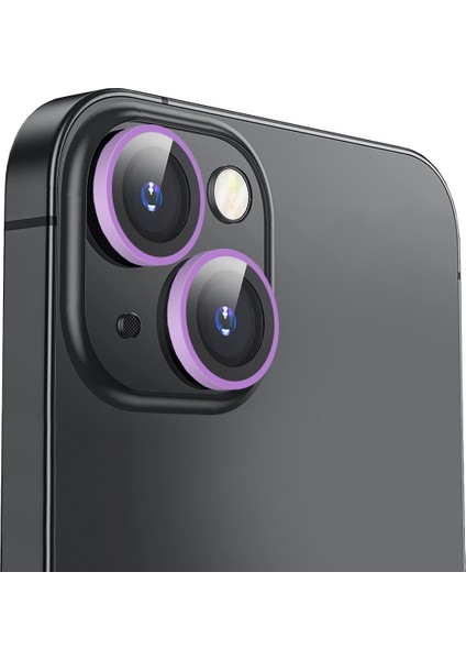 Buff iPhone 14 / 14 Plus Neon Metal Lens Protector Purple fırsatları