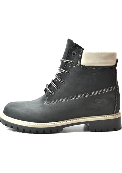 3505 Deri Lacivert Waterproof Su Geçirmez Erkek Bot