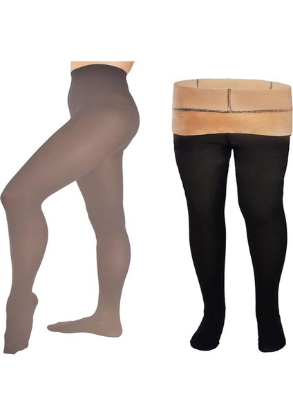 Kadın Polar Termal Kışlık 2 Beden Incelten Larosa Külotlu Çorap indirimleri