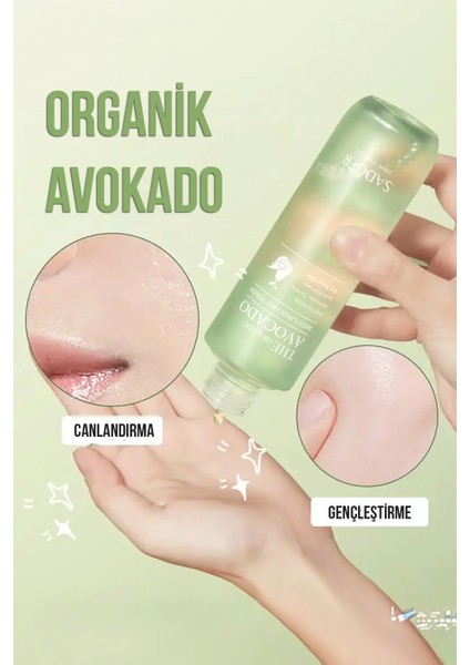 Organik Avokado Gözenek Sıkılaştırıcı Ve Parlatıcı Yüz Toniği ( 130 Ml )