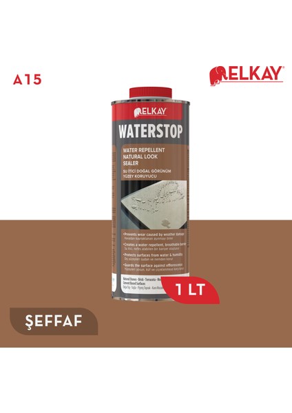 Waterstop A15 -Su Geçirmez Yüzey Koruyucu - 1 Lt.