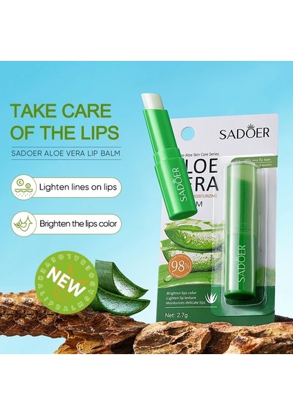 ​Sadoer Aloe Vera Dudak Balm Bakım Kremi