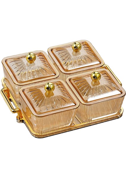 Yemek Odası Için Kapaklı ve I Tabağı Holiday Aureate 4 Kase (Yurt Dışından) indirimleri