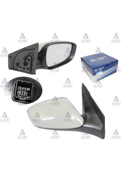 Mobıs 876201R110 876201R110 Dış Dikiz Aynası Sağ Elektrikli Isıtmalı Accent Blue 11- Sinyalsiz