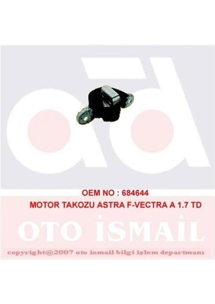 733 Doğru Kauçuk 733 Motor Takozu Sağ Astra F Vectra A 1.7 Td 1.7 Dı