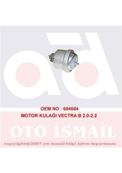 813 Doğru Kauçuk 813 Motor Takozu Vectra B 2.2 16V 2.0 Dtı 16V 2.0 Dı