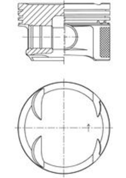 Kolben 41766600 Pıston Segman Std. M271.9 Kompressor. 82.00MM W204 08-14 S204 08-14 CL203 09-11 Kolben 41766600