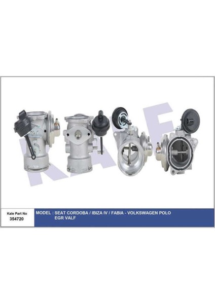 354720 Kale Oto Radyatör 354720 Egr Valfi Cordoba Ibiza Iv Fabia Polo 1.9 Tdı 02-09