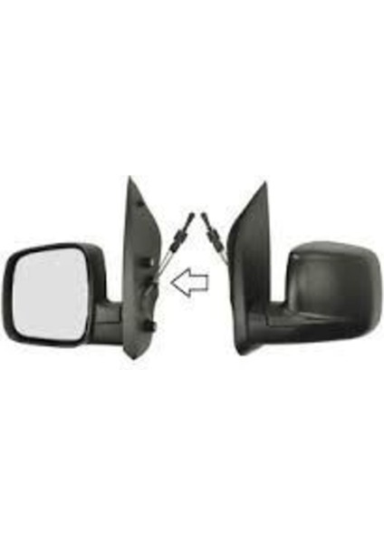M001.1393 M001.1393 Dış Dikiz Aynası Mekanik Astarlı Sol Fiat-Peugeot-Citroen Fiorino 07-