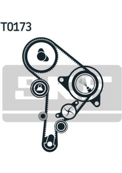 VKMA01244 VKMA01244 76198119 Trıger Kayıs Gergı Kıtı Crafter 06>16 Bjm Bjk Bjl 2.5 Tdı