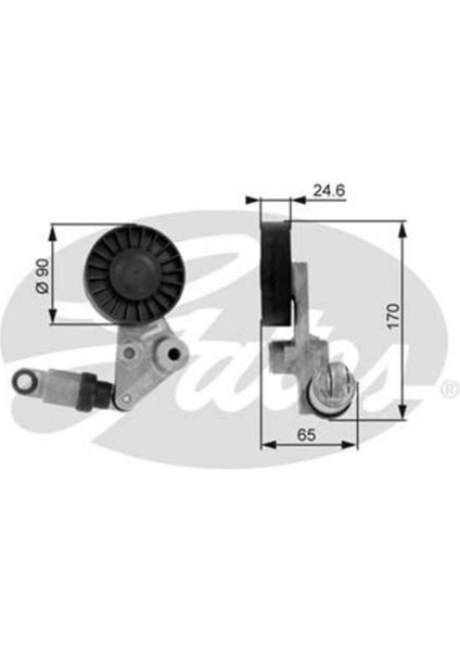 T38239 V Kayıs Gergı Rulmanı Uyumlu G Vectra B Zafıra Omega B Sıgnum 2.0 Dtı 16V X20DTL Y20DTH 2.2 Dtı 16V