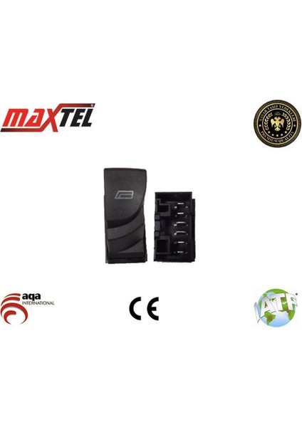 18205043 18205043 Cam Düğmesi Sol Siyah Kasasız Ducato Iı Boxer Iı 6 Fişli