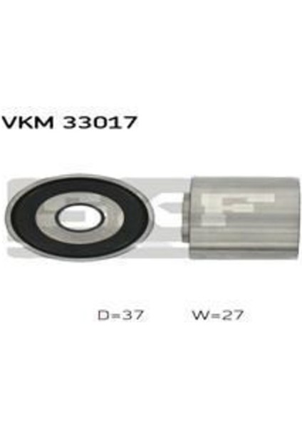 VKM33017 V Kayıs Gergı Rulmanı 206 306 Partner Expert / Berlıngo Jumpy 1.9d Dw8 Nac Uyumlu