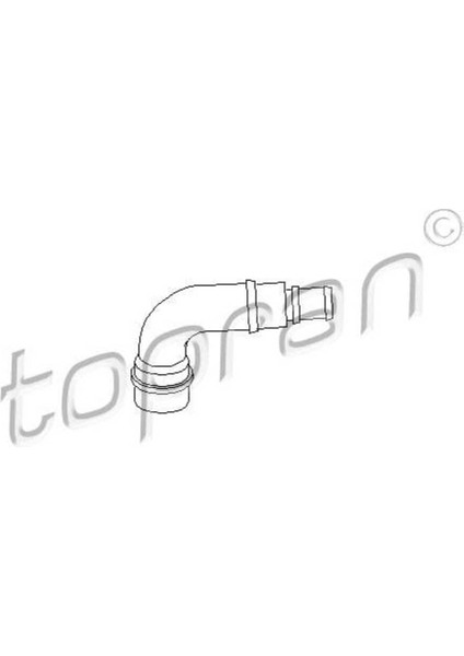 111158001 111158001 Karter Havalandırma Borusu (Vw Golf 98-06 Passat 01-05 Audi A3 97-03 A4 01-08)