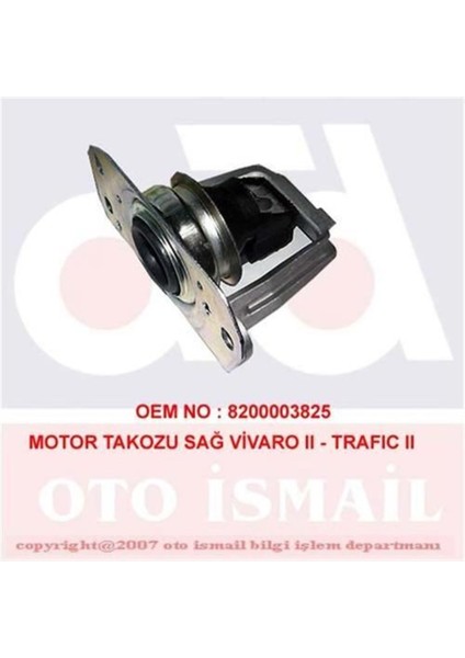 11140 11140 Motor Takozu Sol Trafıc Iı-Vıvaro Iı 1.9dcı-2.0 Dcı-2.5 Dcı 2001