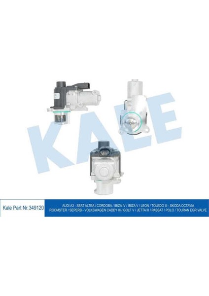 349120 Kale Oto Radyatör 349120 Egr Valfi A3 1.9 Tdı 2.0 Tdı 03-10 Caddy Iıı Golf V Jetta Iıı 1.9 Tdı 04-10