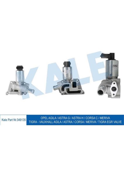 349135 Kale Oto Radyatör 349135 Egr Valfi Astra G 1.2 16V 1.4 Astra H 1.4 Corsa C 1.0 1.2 1.4 Z12XEP Z14XEP