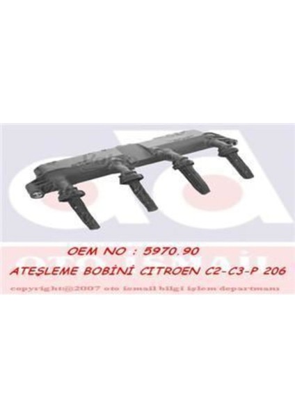 245103 Atesleme Bobını 106 Ym 206 306 307 Partner / Saxo Xsara Pıcasso C2 C3 Berlıngo Uyumlu