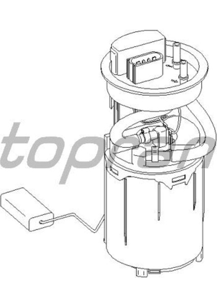 110581001 110581001 Yakıt Pompası Komple (Vw Golf 98-06 Audi A3 97-03 Tt 99-02)