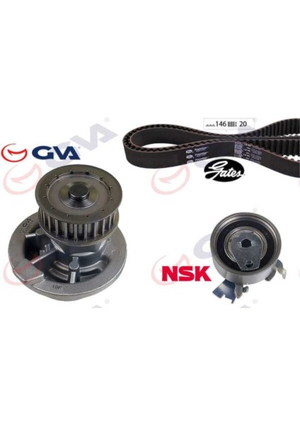 59WPK9055 59WPK9055 Devirdaimli Eksantrik Gergi SETI(146×200)VECTRA A-B-Omega A-B-Astra F-Calıbra-Kadett E