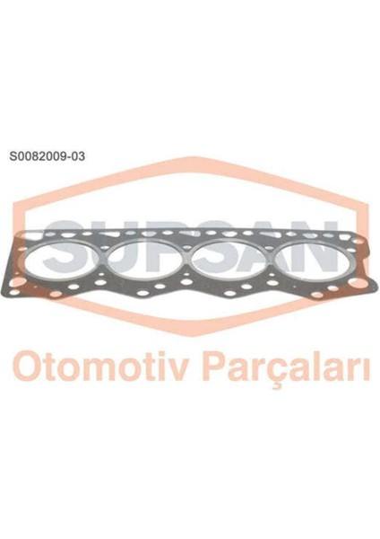 S0082009-03 S0082009-3 Silindir Kapak Contası 3 Delık Ducato 2.5 Td 8140.27 Saçlı