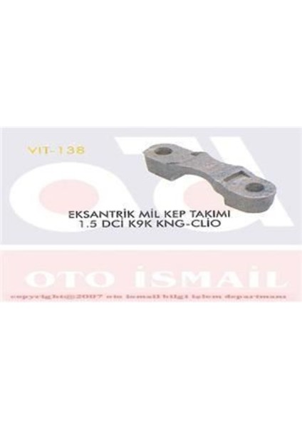 138 138 Eksantrik Mil Kepı Orta Clıo Kangoo Megane 1.5 Dcı Takım