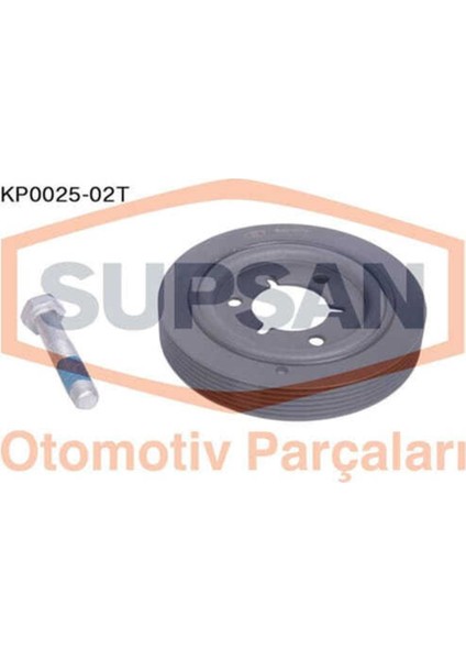 KP0025-02T KP0025-02T Krank Kasnağı 1 Adet Civata Pul 206 307 Partner 1.6 16V 2.0hdı C5 C8 2.0hdı