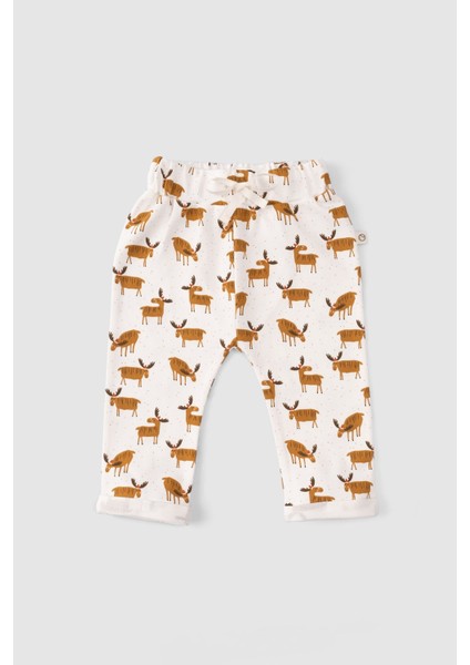 Little Gusto Organik Pamuk Bebek Pijama Takımı Deer