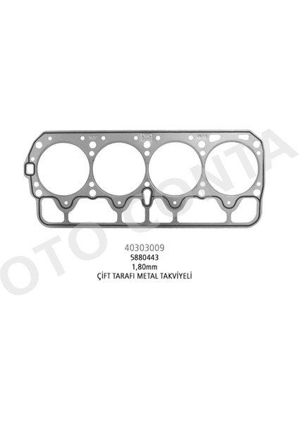 40303009 40303009 Silindir Kapak Contası Murat 131 1.6 Takviyelı Lpg