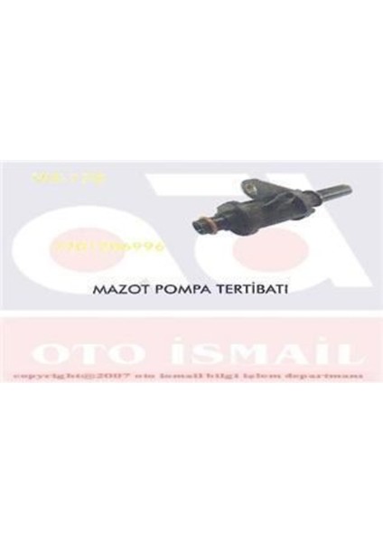 178 178 Mazot Pompa Tertibatı K9K