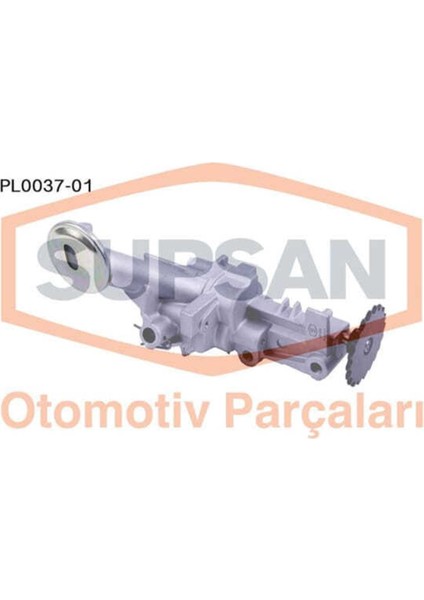 Supsan PL0037-01 PL0037-1 Yağ Pompası Clıo Iı-Kng-Lgn I-Iı-Megane I-Iı-Scenic I-Iı-Trafic Iı-Master Iı 00- 1.9