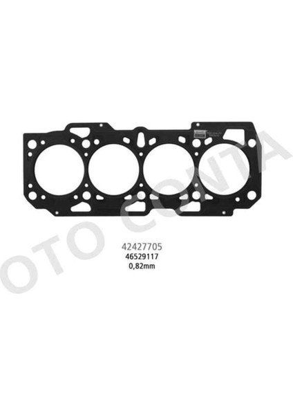 42427705 42427705 Silindir Kapak Contası Doblo 1.9d Çelık 0.82MM