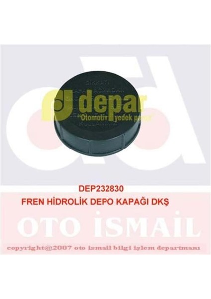 Depar 2830 2830 Fren Hidrolik Depo Kapağı Murat 131 Doğan Kartal Şahin