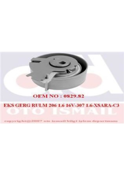 531047810 Trıger Eksantrık Gergı Rulmanı 206 307 1.6 16V TU5JP4 Em