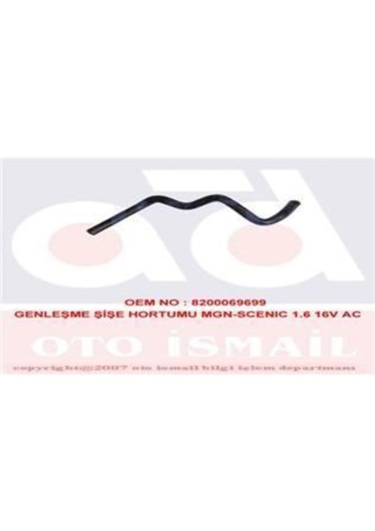 15481 15481 Radyatör Yedek Su Depo Hortumu Megane I Scenic I 1.4 16V K4J 1.6 16V K4M