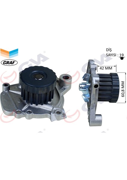 5292145 Devirdaim Honda Cıvıc Vıı 1.4i-1.6i 01-05 Uyumlu