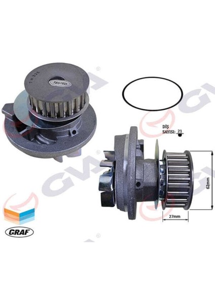 5290120 5290120 Devirdaim Astra F-Vectra A-Kadett E-Omega A-Ascona C 1.8 -2.0(PA325)
