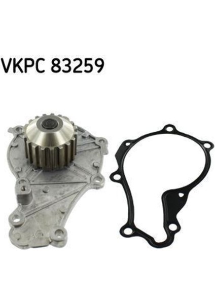 VKPC83259 Devirdaim Su Pompası 206 207 307 308 407 Partner C2 C3 C4 Berlingo Fiesta Focus Fusion Uyumlu