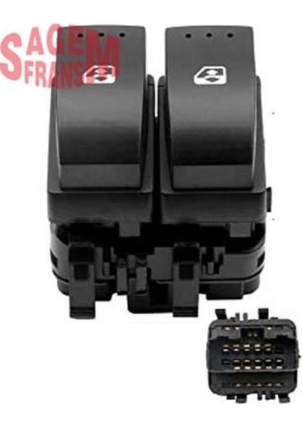 500106 Sagemfr 500106 Cam Düğmesi Sol Kango Iıı Çiftli
