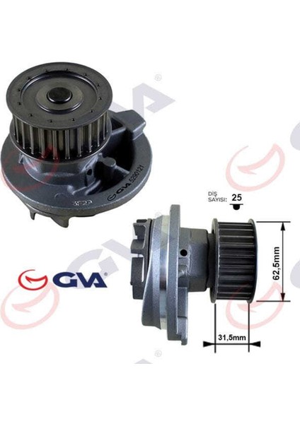 5290121 5290121 Devirdaim Astra F-G-Vectra A-B-Omega B-Kadett E-Calıbra A 1.8i 16V-1.7D-2.0I 16V