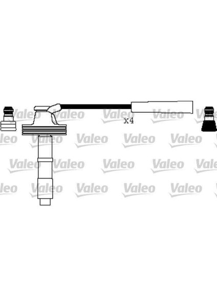 346326 346326 Buji Kablosu Takım Uyumlu V Olvo S40 I V40 I 99-03 Laguna I 2.0 16V 95 01