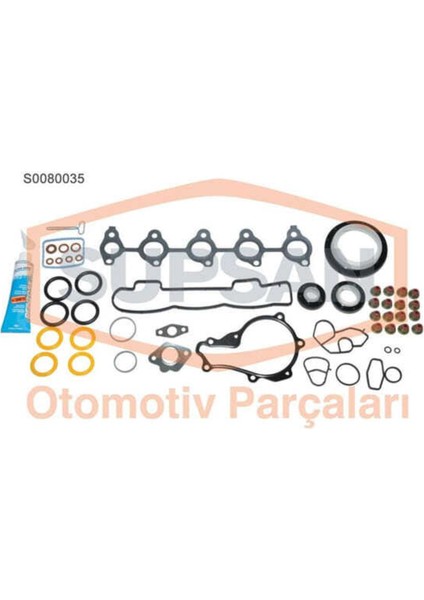 S0080035 S0080035 Motor Takım Conta 1.6 Hdı 16V Dv6 1.6 Tdcı Keçelı Silindir Kapaksız